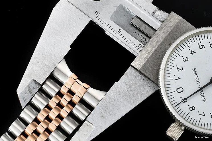 0226 Efficient ROLACC030 – 904L RG SS Jubilee Bracelet for Datejust 36mm 850